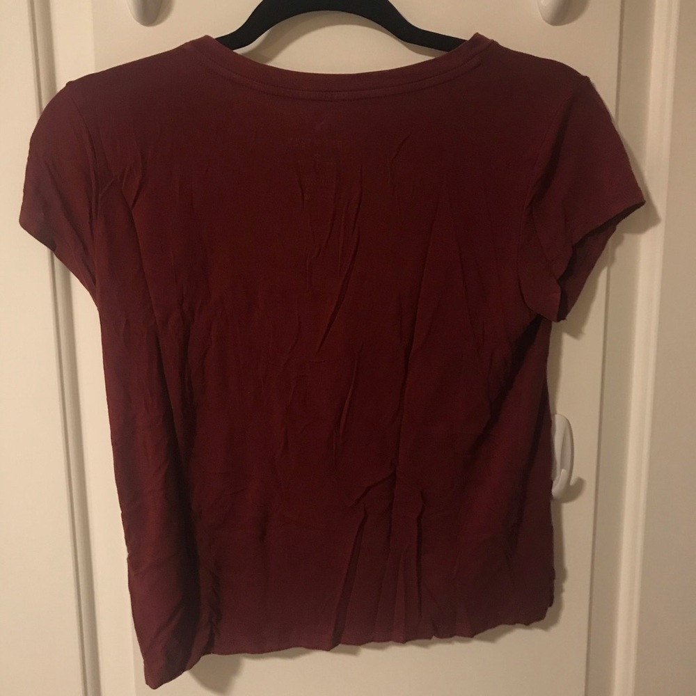 Maroon crop top!! - Picture 4 of 5